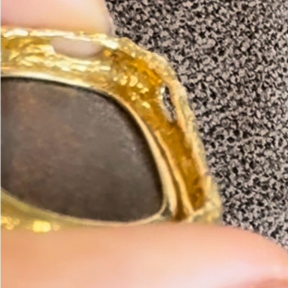 Pristine condition 24.38ct Australian boulder Opal with diamonds, 18K YG - Picture 12 of 16